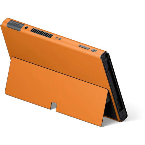 Orange Solid Nintendo Switch OLED (2021) Skin